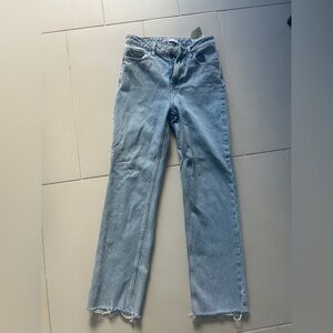 Zara mid rise straight leg jeans